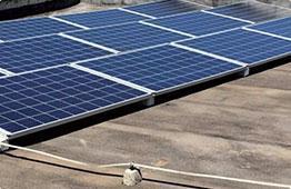 Кровля с фотоэлементами